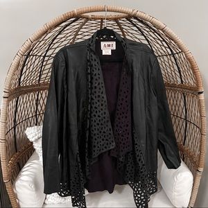 AMX Faux Leather Jacket